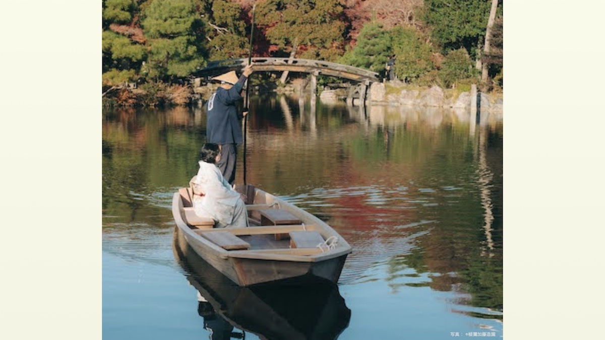 渉成園 印月池の船 Japanese Garden Boat - （船大工 小川智彦） Japanese Boatbuilding