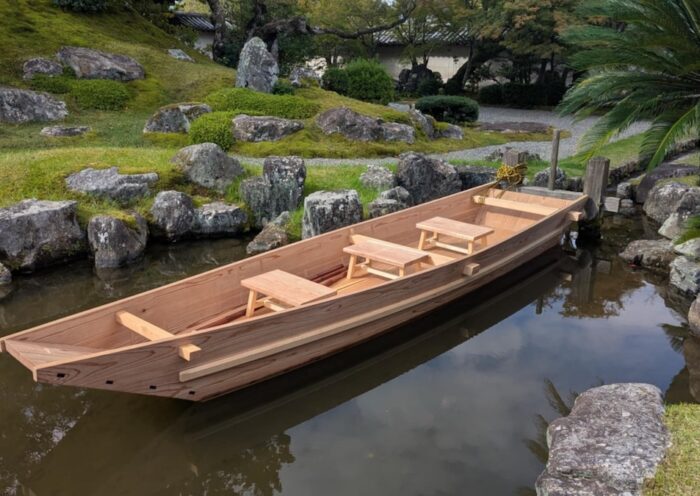 京都・醍醐寺　三宝院庭園の船